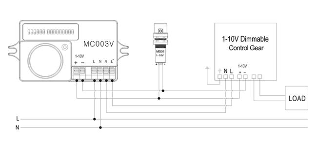 Stairwell Corridor 800w Long Range Automatic Dimming Motion Sensor