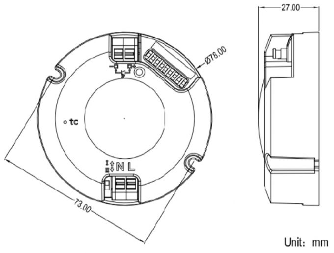 Sensor Dim Sensor Dim LED Driver On-Off / 3-Step Dimming Function For LED Ceiling ...