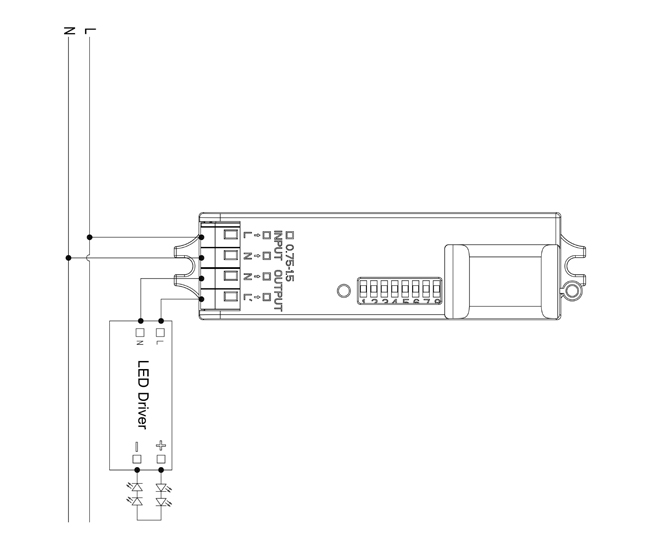 Ultra Thin CE RED MC095S Microwave Motion Sensor With ON OFF Function