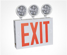 Wall Mounting Approved LED Exit Light White Powder Coated Finish