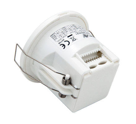 IP20 Flush Mounted Standalone Microwave Motion Sensor to use in commercial building corridor
