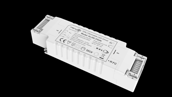 35W DALI2 & PUSH dimming constant current driver NFC programmable led driver 500-1050mA
