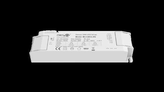 28W Max Sensor DIM Led Driver, 230mA-615mA Output, Color Temperature Selectable, Flicker Free