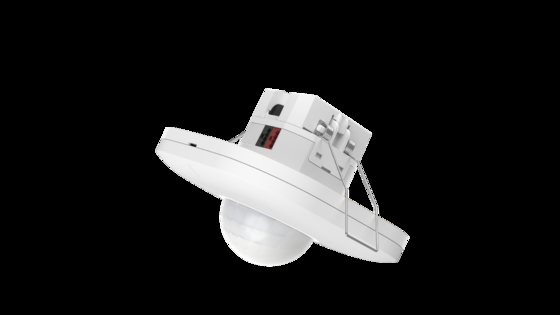 KNX Certified occupancy detector designed for high-bay warehouses with max. 10m mounting height