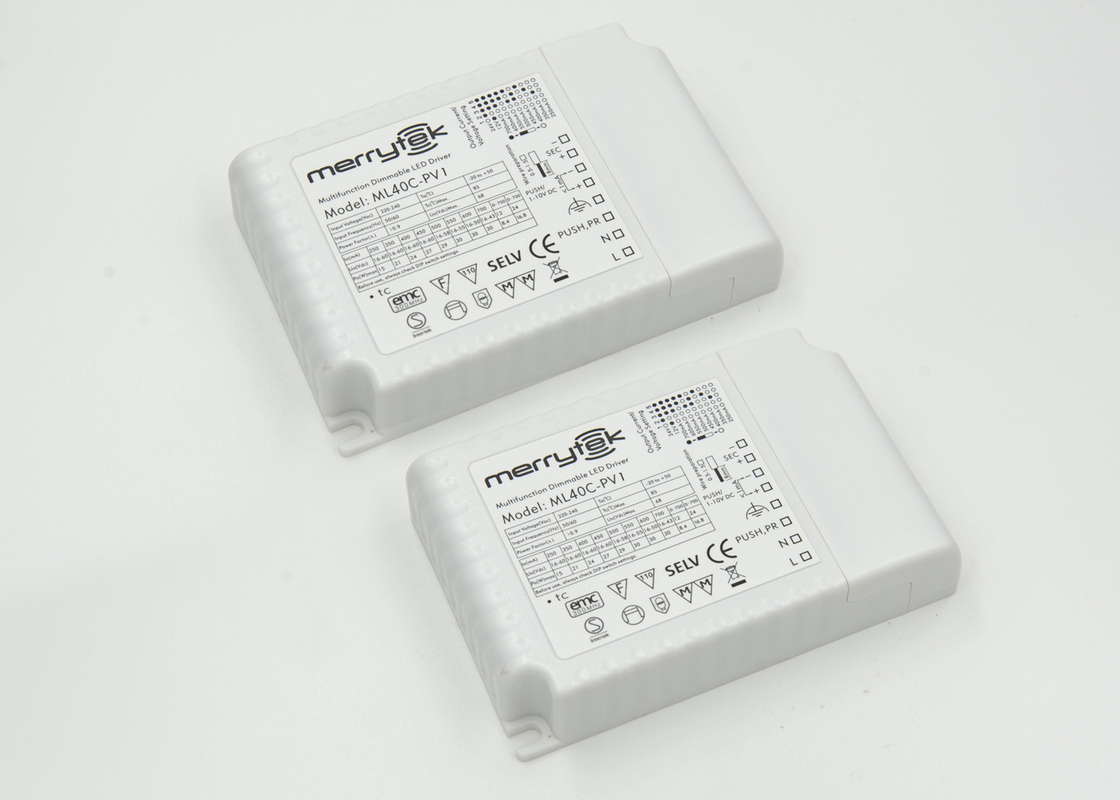 1-10V 350mA - 900mA LED Dimmable Driver 40W With Memory Function