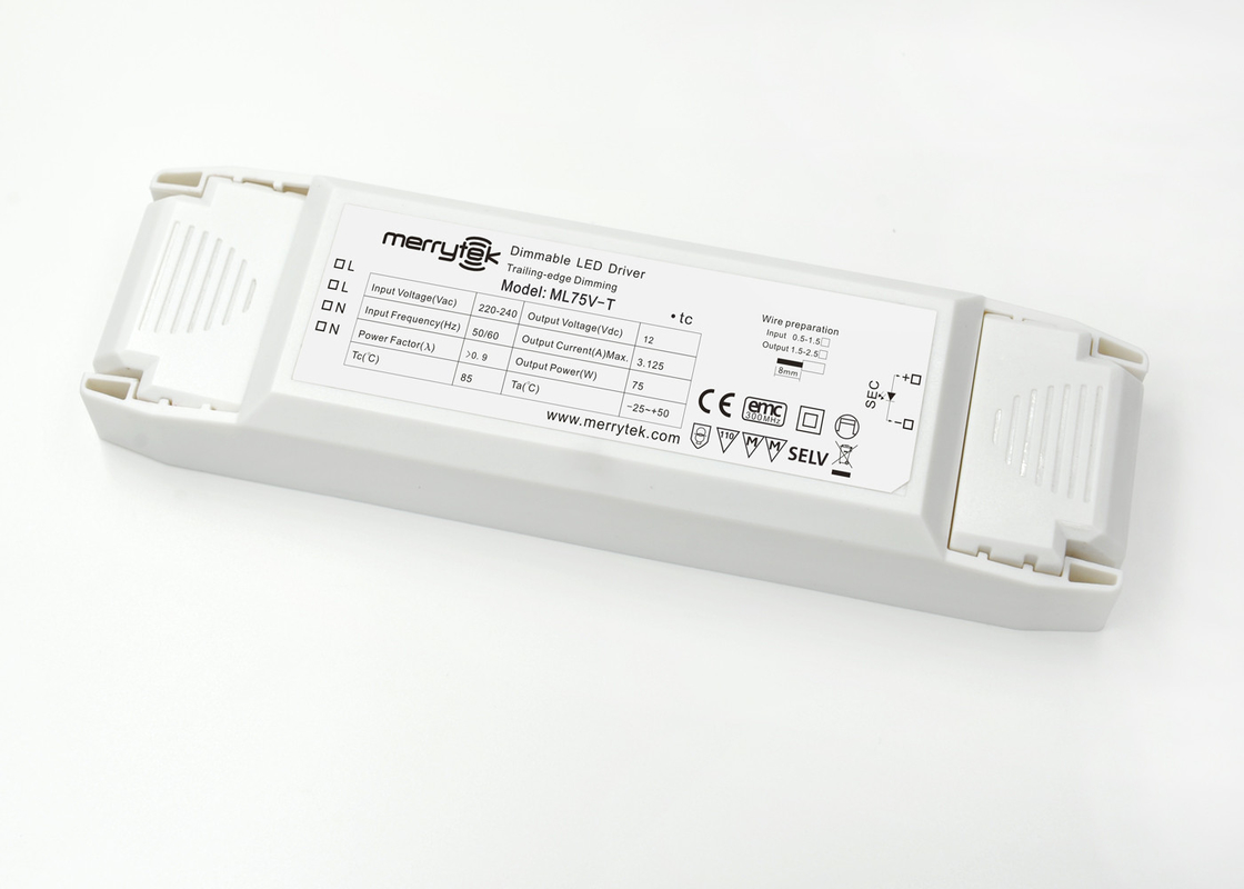 Waterproof Constant Voltage Dimmable LED Driver 12v  65w