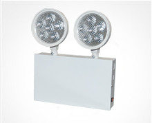 Emergency led lights adjustable round heads with heavy duty steel case