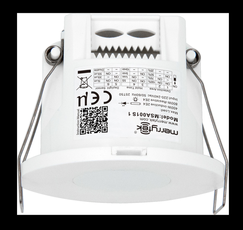 IP20 Standalone Microwave Motion Sensor ERP Directive Compliant