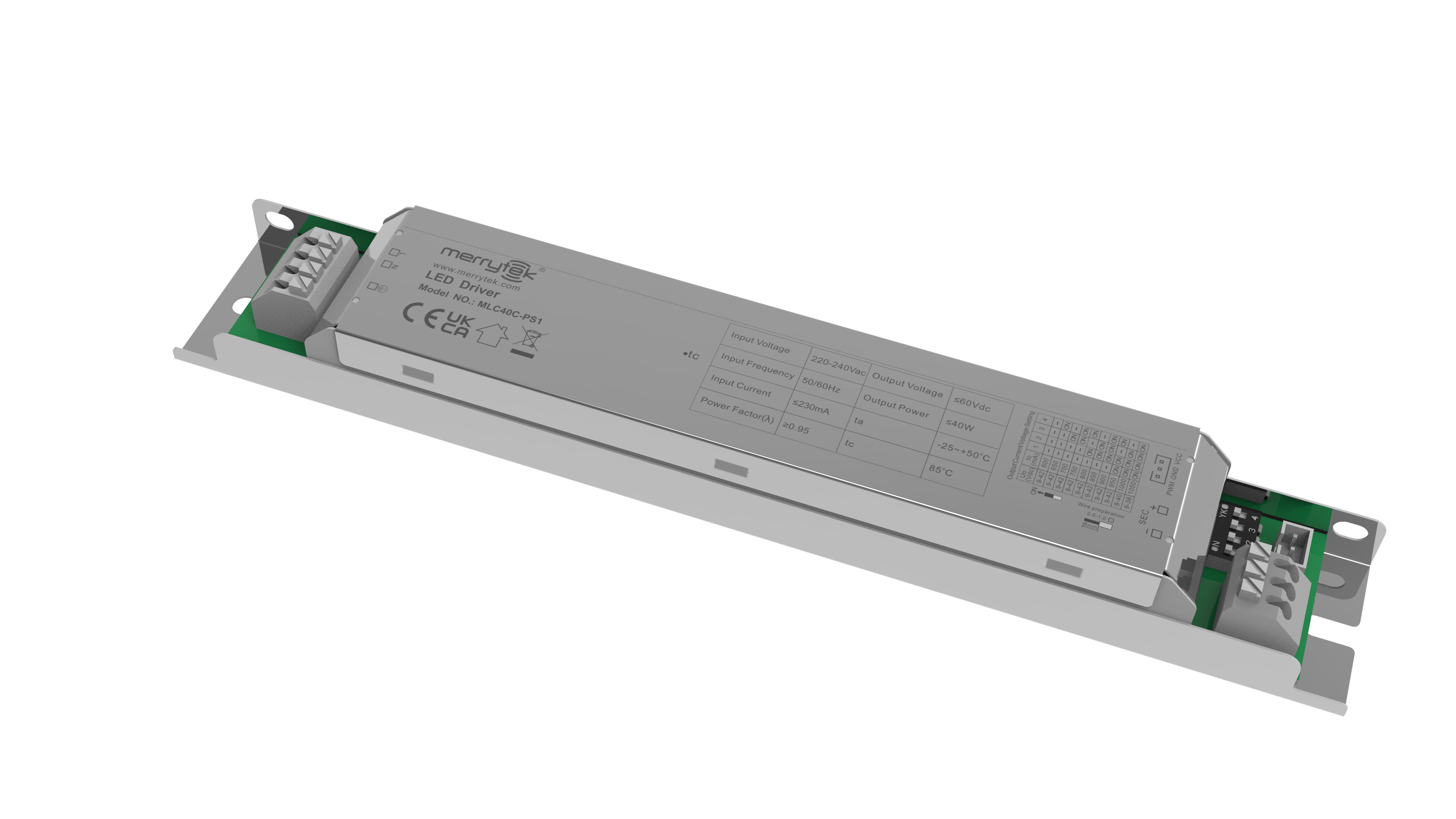 45W Isolated Sensor DIM LED Driver with PWM Dimming
