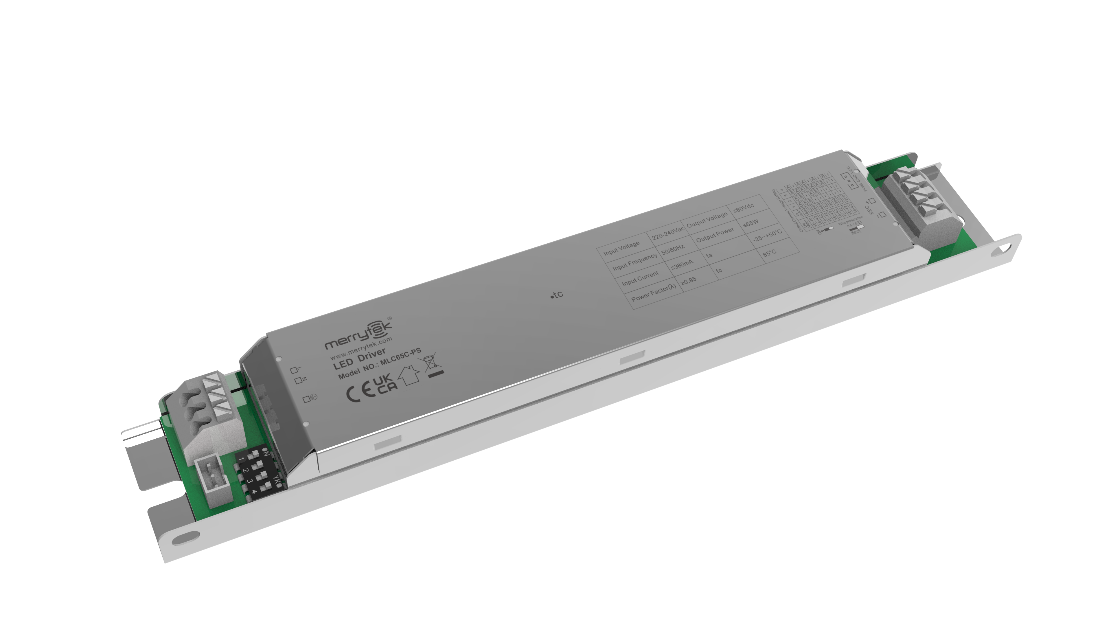 65W Isolated LED Driver with PWM Dimming, 1200-1600mA