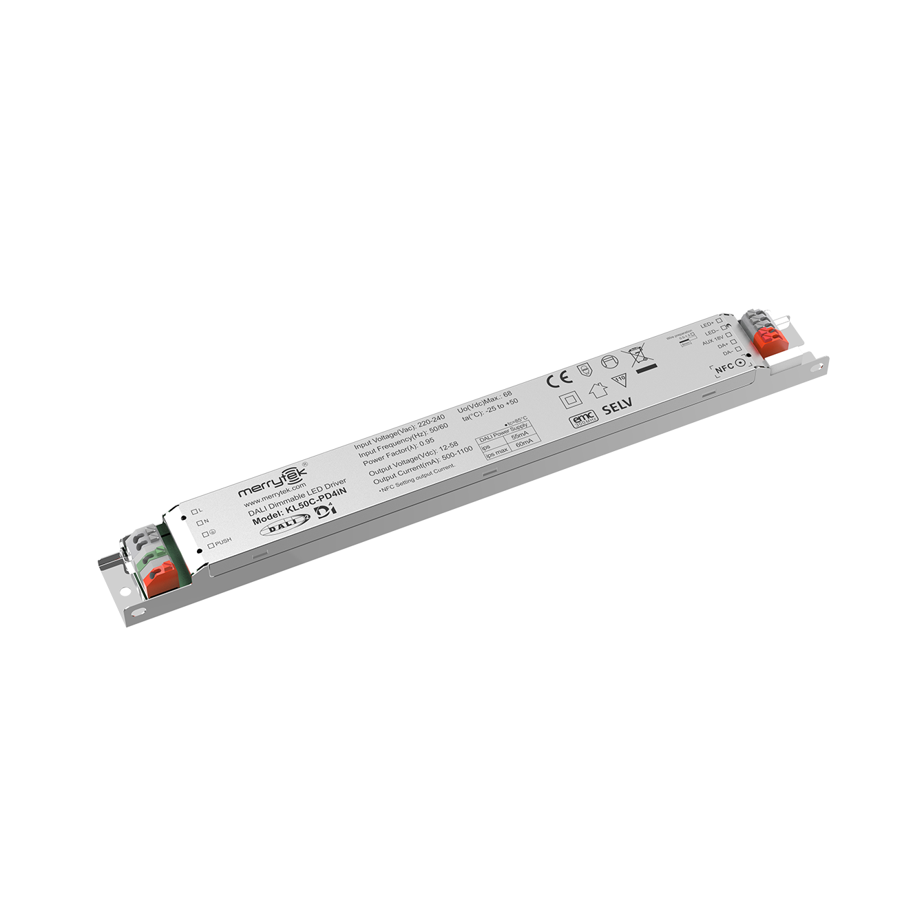 50W DALI2 & PUSH Dimmable LED Driver for Batten Lights
