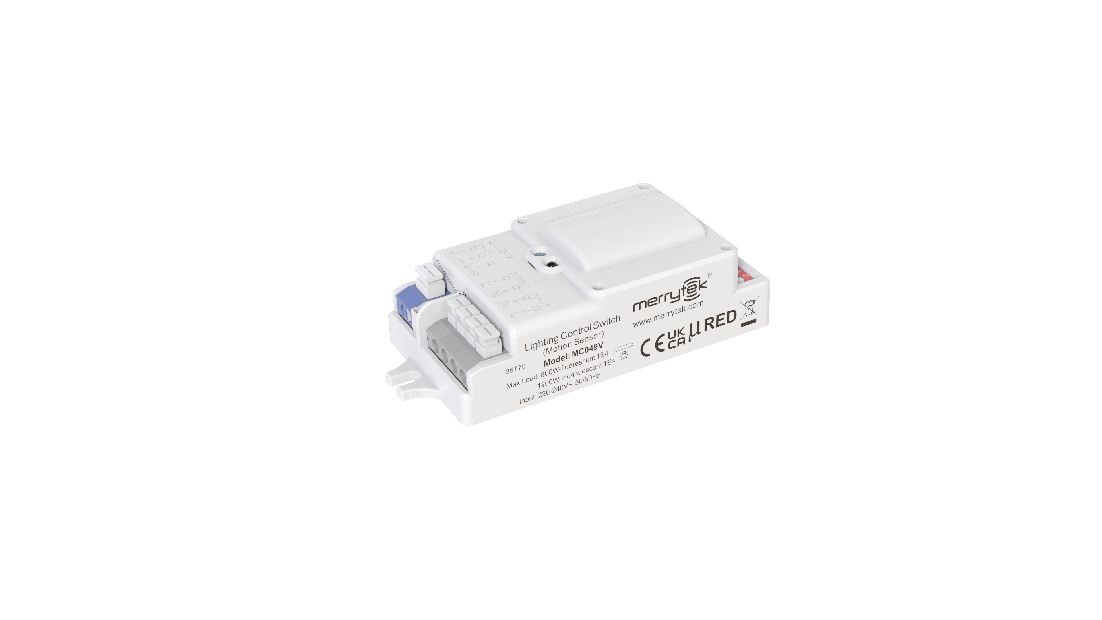 1-10V Dimmable Microwave Motion Sensor for Tri-proof Lights