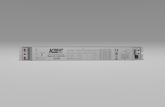 90W DALI Dimmable LED Driver Constant Current 80 - 300VDC Load Output Voltage Range