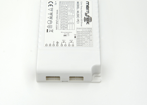 IP20 1-10v Dimmable LED Driver 50W with Auto Recover Color Temperature Adjustable