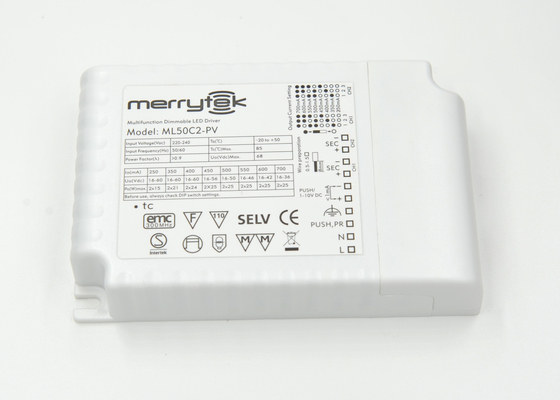 Energy Saving 50w Dimmable LED Driver 1-10V / Motion Sensor Detector Dimming