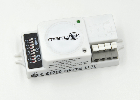 HF Microwave Motion Sensor MC008S E / Movement Detector On-off Control With TUV Certification 50000h Lifetime