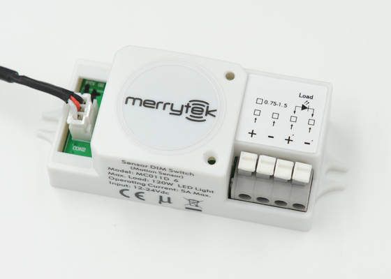 12-24VDC Dimmable Motion Sensor MC011D6 120W Max LED Light Operating Current 5A Max for Dimming Function