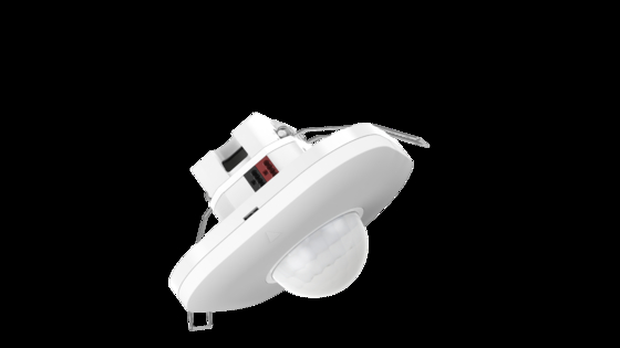 KNX Certified occupancy detector designed for high-bay warehouses with max. 10m mounting height