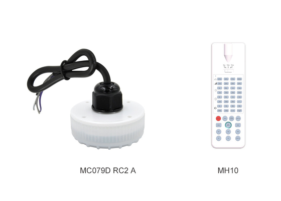 MC079D RC 2 DC Motion Sensor Daylight Priority Function High Bay For Warehouse