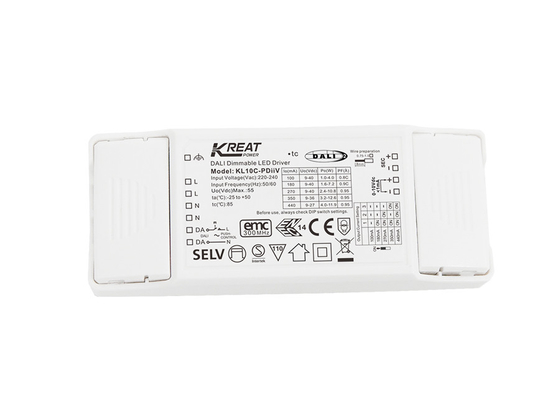 IP20 KL10C-PDiiV 10W Flicker Free DALI2.0 Dimmable LED Driver